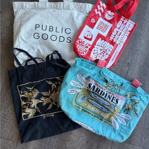 lululemon athletica Red Graphic Reusable Tote